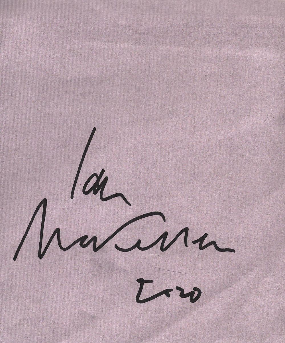 Lot 471: Ian Mckellen signed album page. Good condition. All...