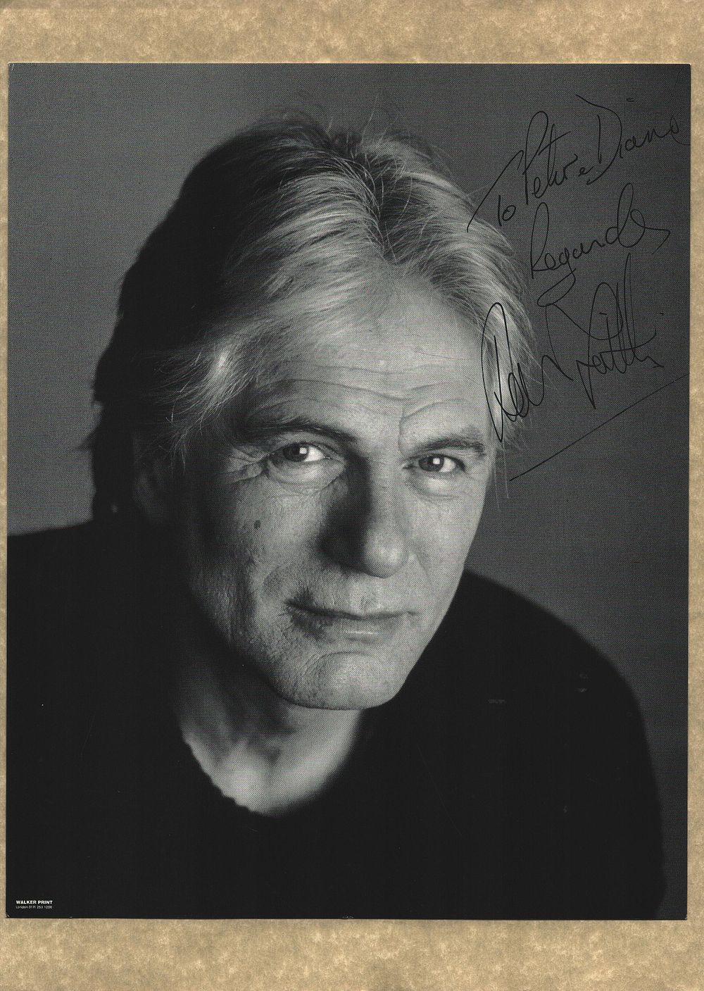 Lot 477: Adam Faith signed 10x8inch black and white photo....
