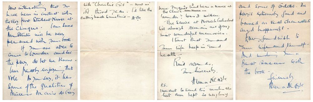 Lot 482: Anna Neagle ALS. Good condition. All autographs come...