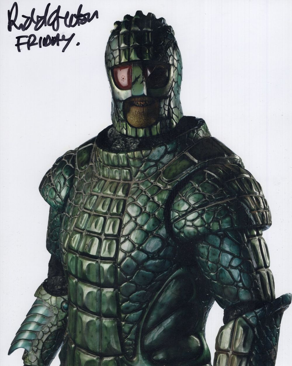 Lot 504: Doctor Who colour 8x10 photo signed by actor...
