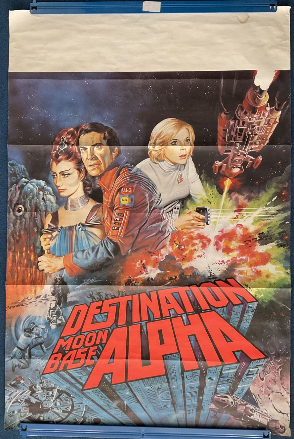 Lot 754: Destination Moonbase Alpha Original Cinema Movie Poster starring...