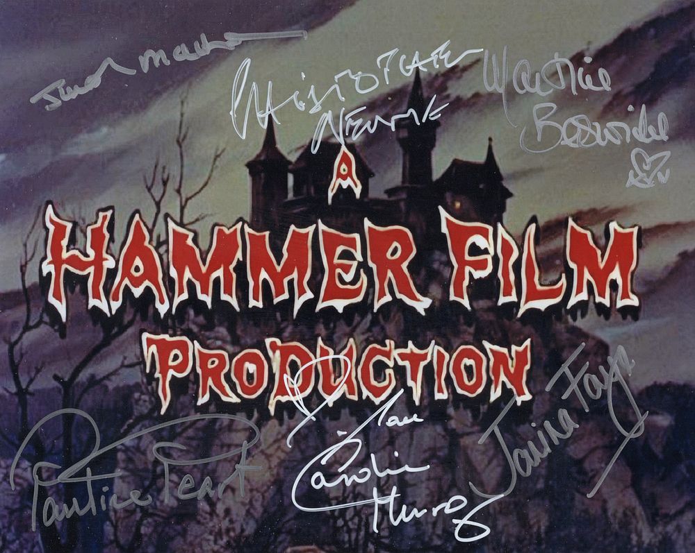 Lot 561: Hammer Horror movie colour 8x10 photo signed by...