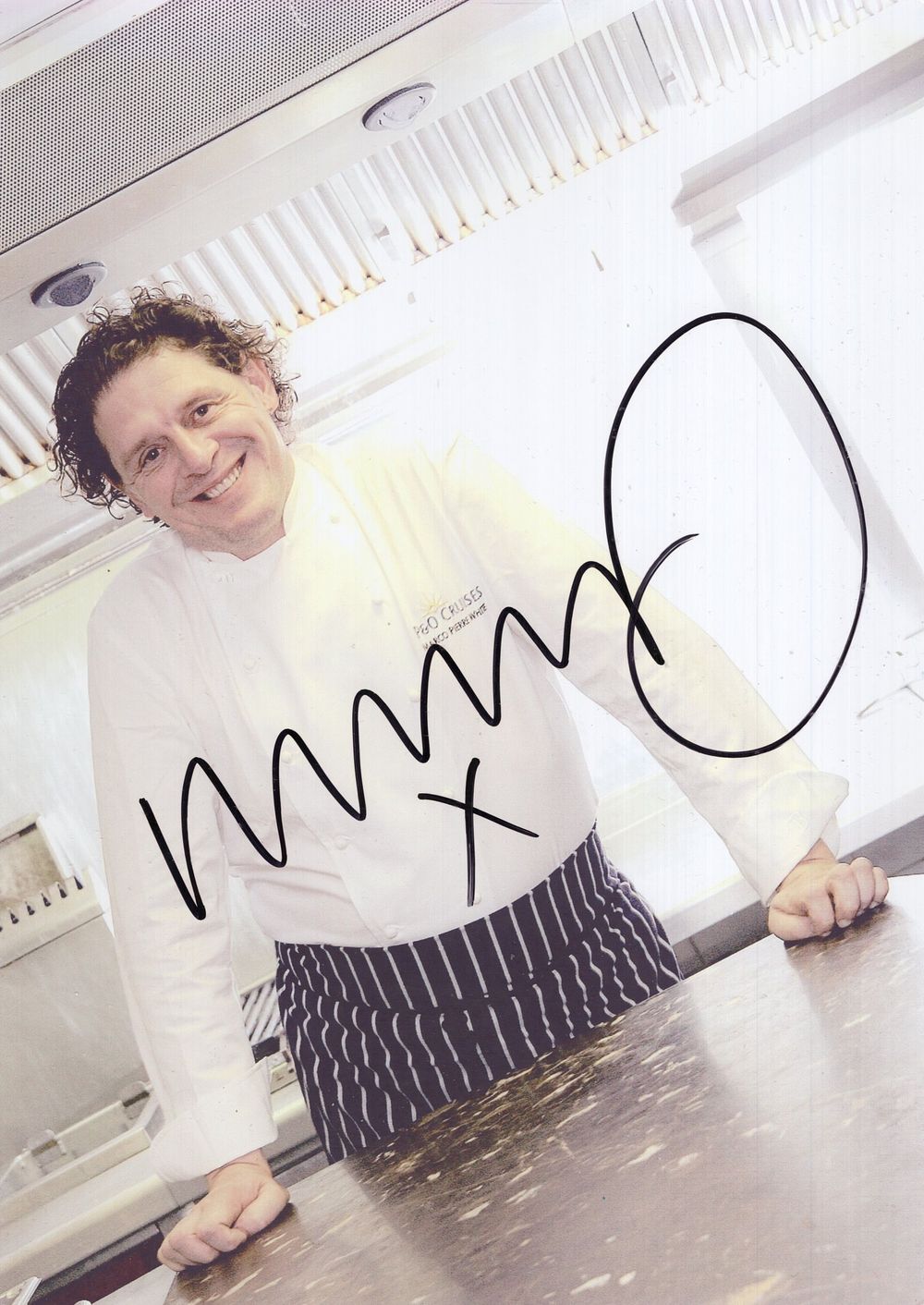 Lot 600: Marco Pierre White, Michelin starred TV chef signed...