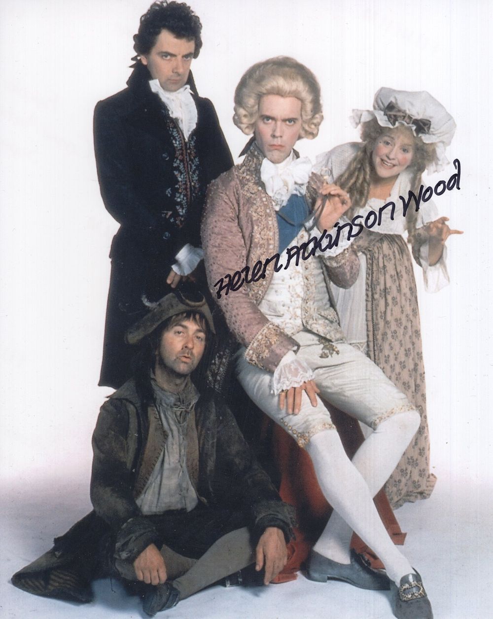 Lot 633: Blackadder the Third colour 8x10 photo signed by...