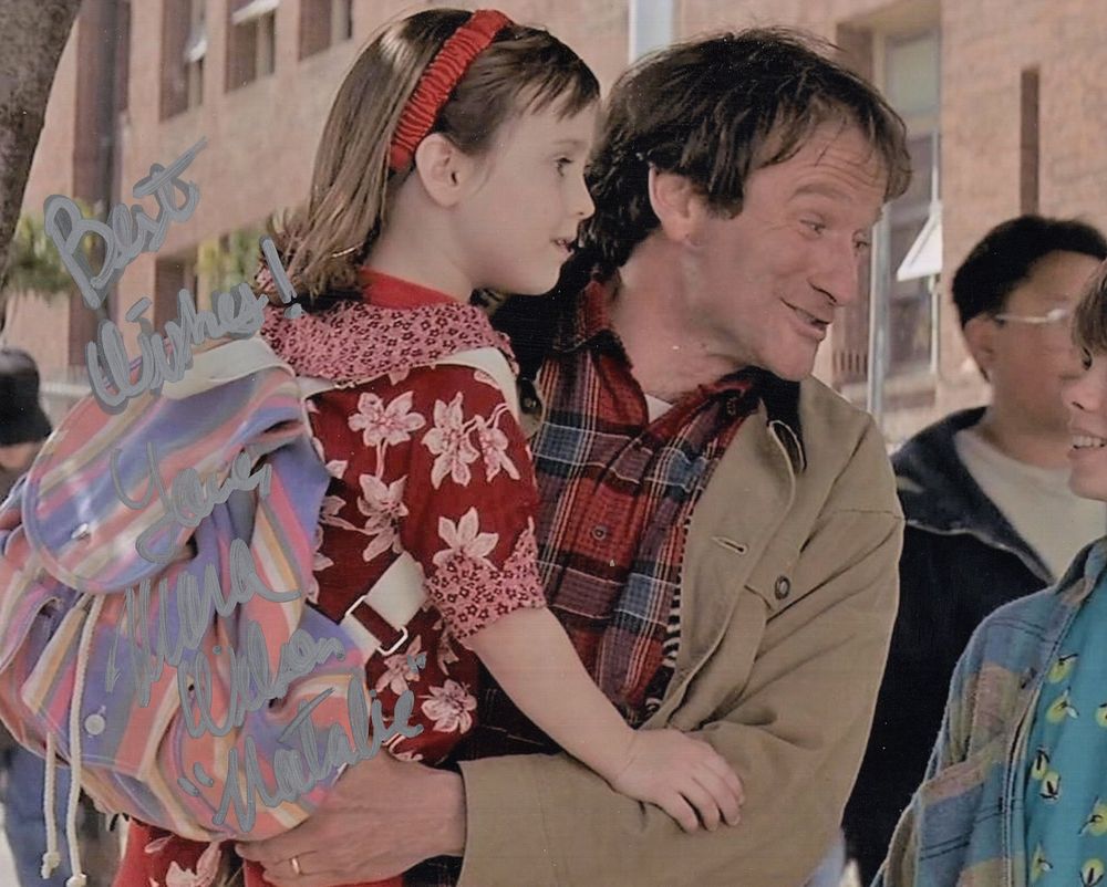 Lot 636: Mrs Doubtfire colour 8x10 photo signed by child...