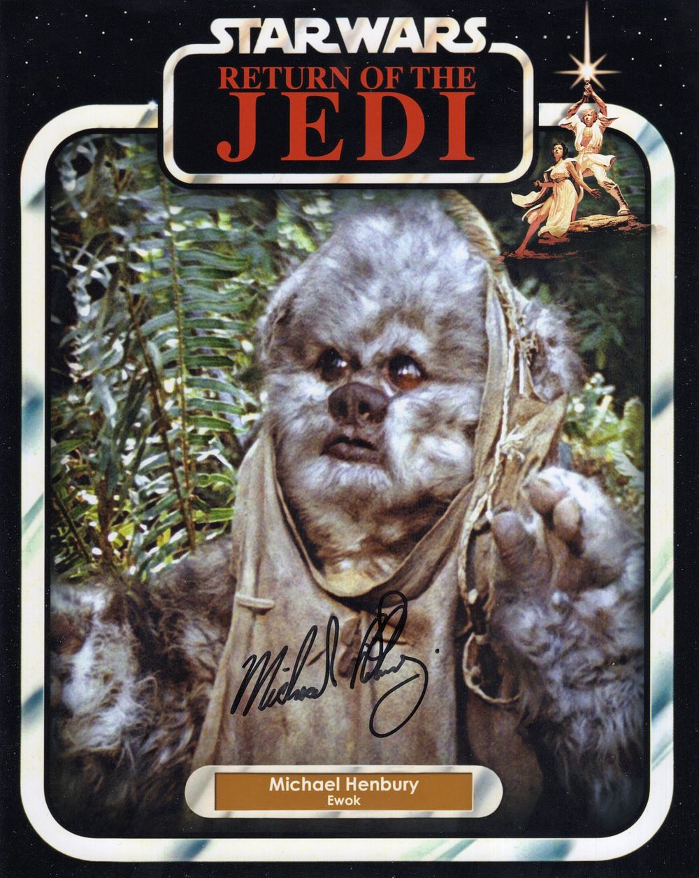 Lot 637: Star Wars Return of the Jedi colour 8x10...