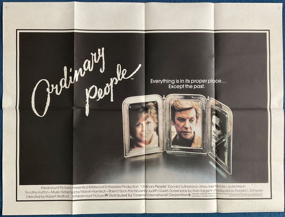 Lot 766: Ordinary People, Original Cinema Movie Poster starring Donald...