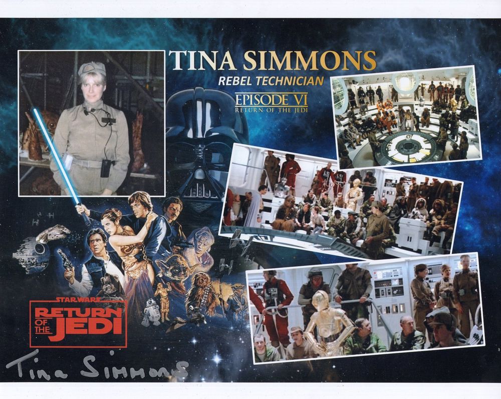 Lot 670: Star Wars Return of the Jedi colour 8x10...