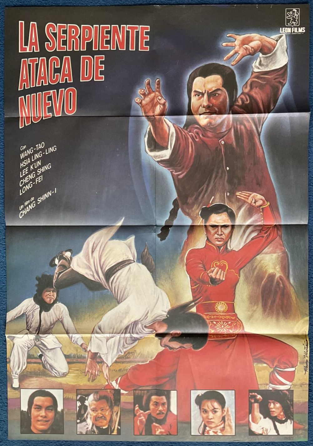 Lot 783: La Serpiente Ataca De Nuevo (Kung Fu) Original...