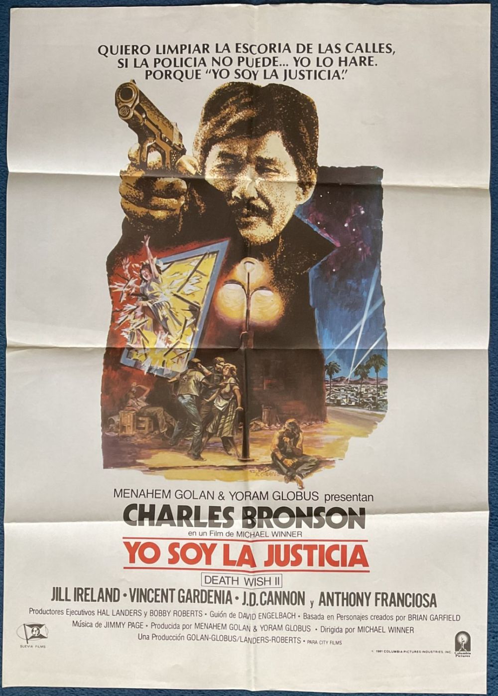 Lot 786: Yo Soy La Justicia Death Wish II Original...