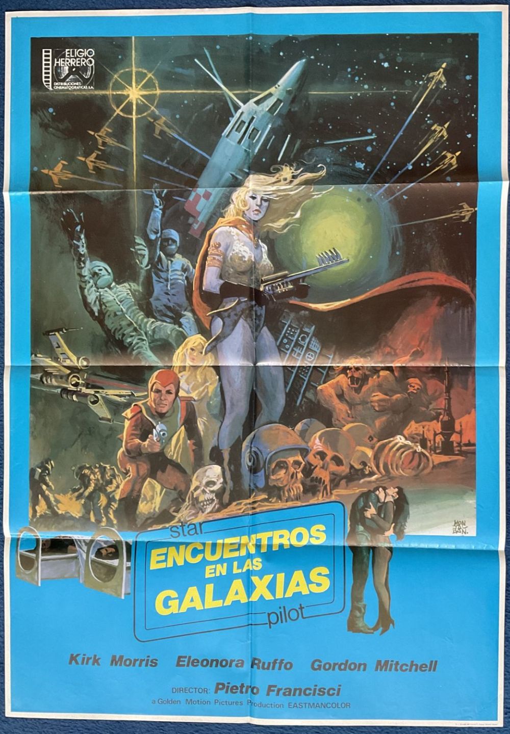 Lot 790: Encuentros En Las Galaxias Original Cinema Movie Poster...