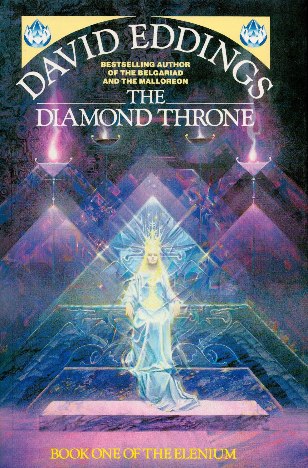 Lot 121: The Diamond Throne by David Eddings Hardback Book...