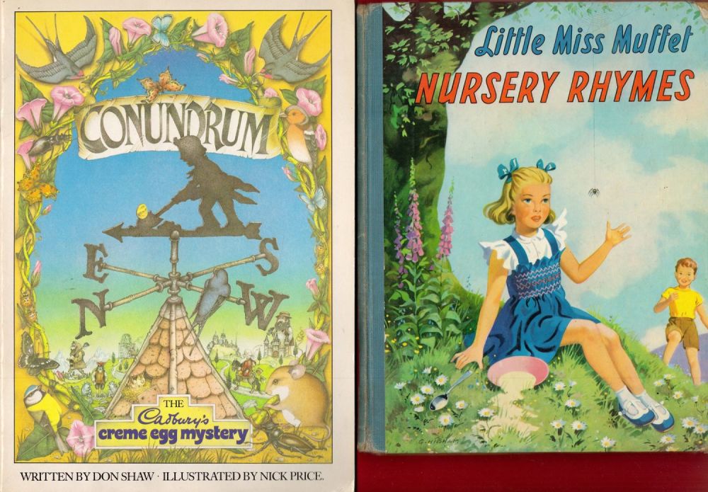 Lot 238: 5 Children's Books Little Miss Muffet, Nursery Rhymes,...
