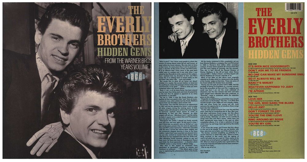 Lot 170: Phil Everly signed 12 inch Vinyl 33 1/3...