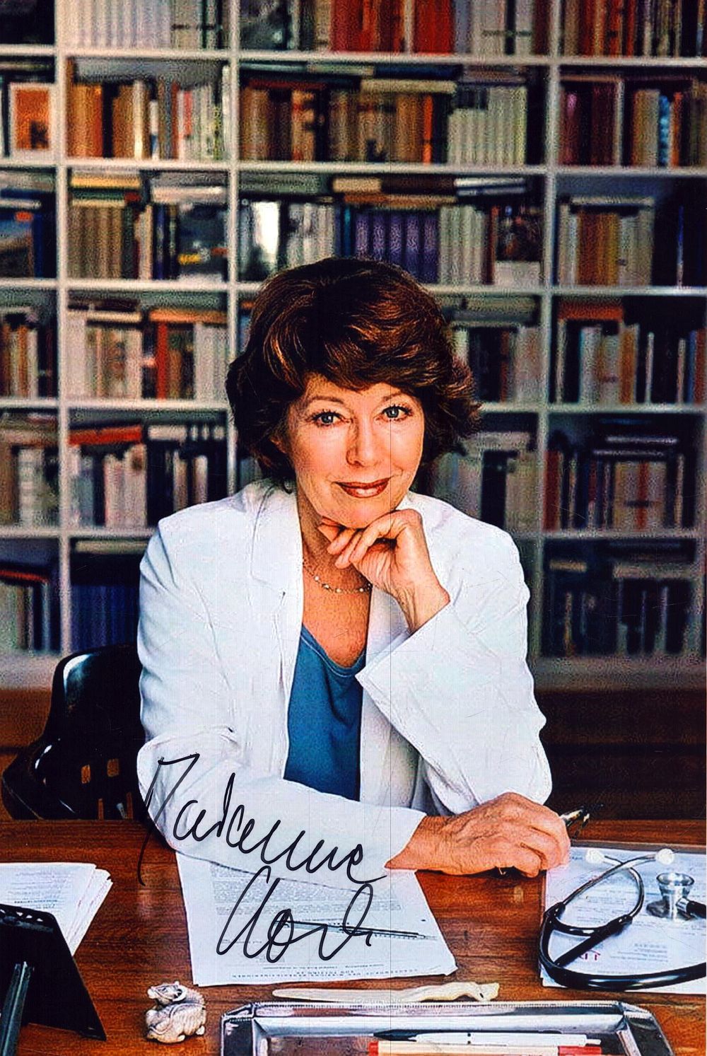 Lot 218: Marianne Koch signed 7x5inch colour photo. Good condition....