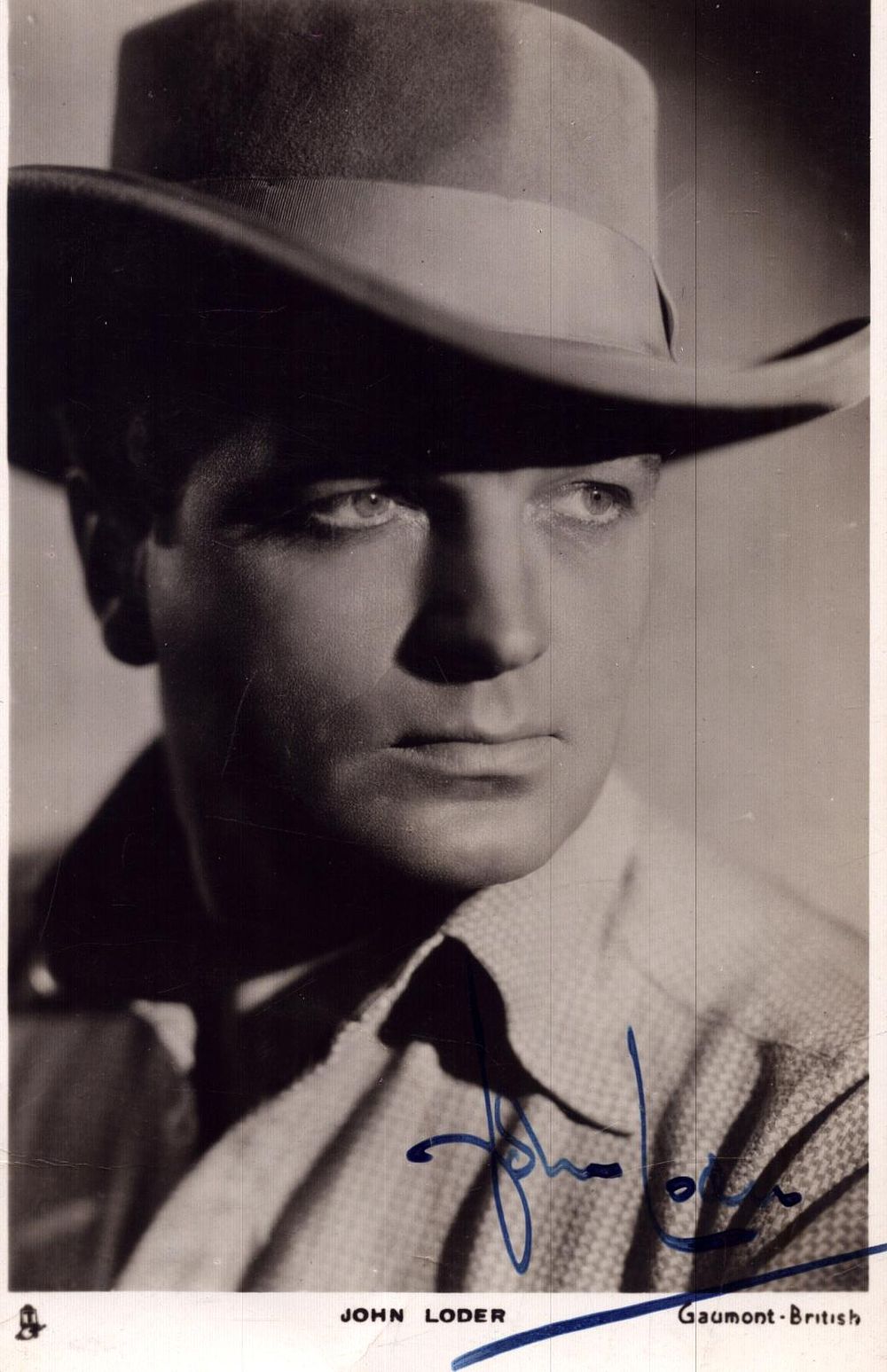 Lot 225: John Loder signed 6x4inch black and white photo....