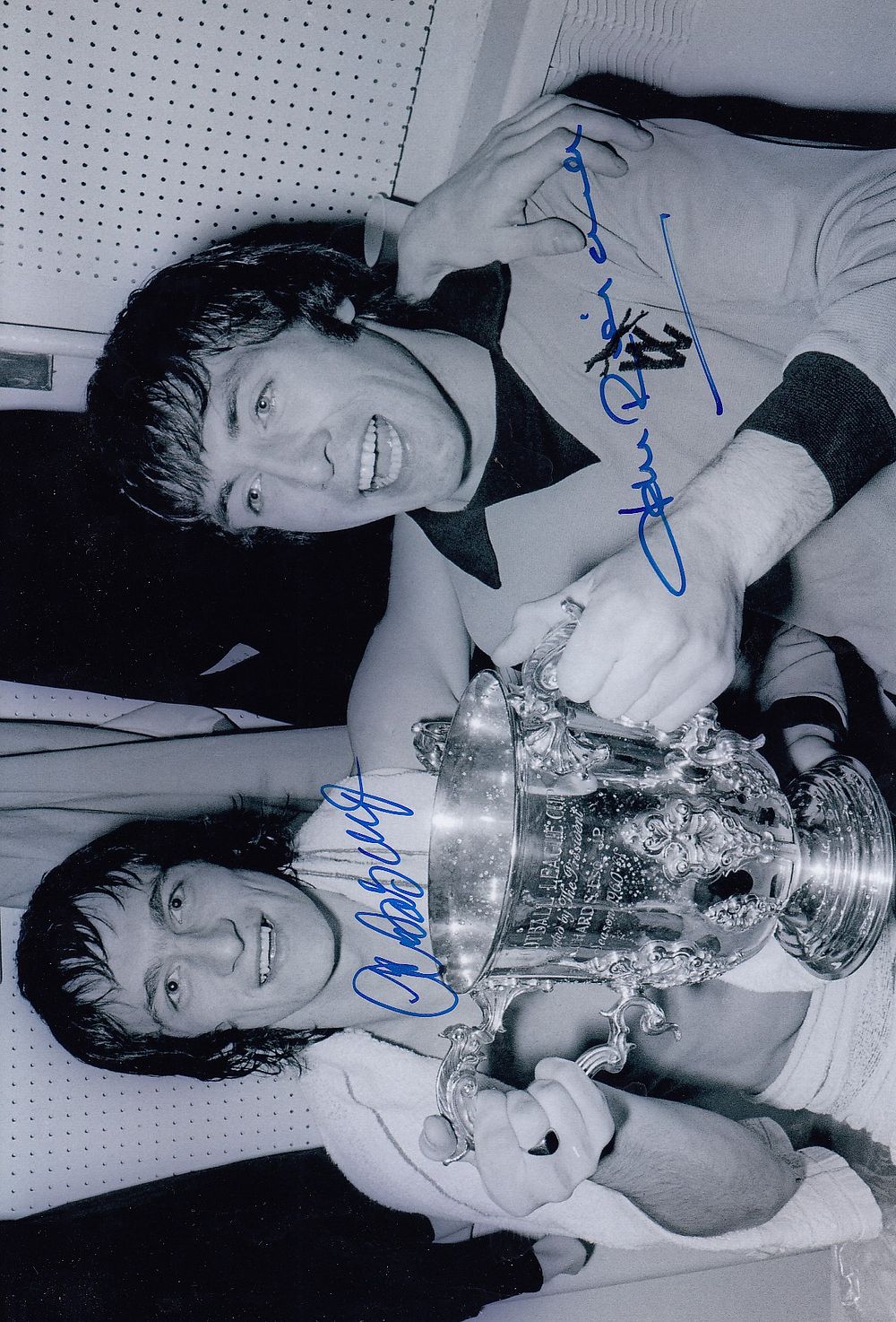 Lot 275: Autographed WOLVES 12 x 8 Photo : B/W,...