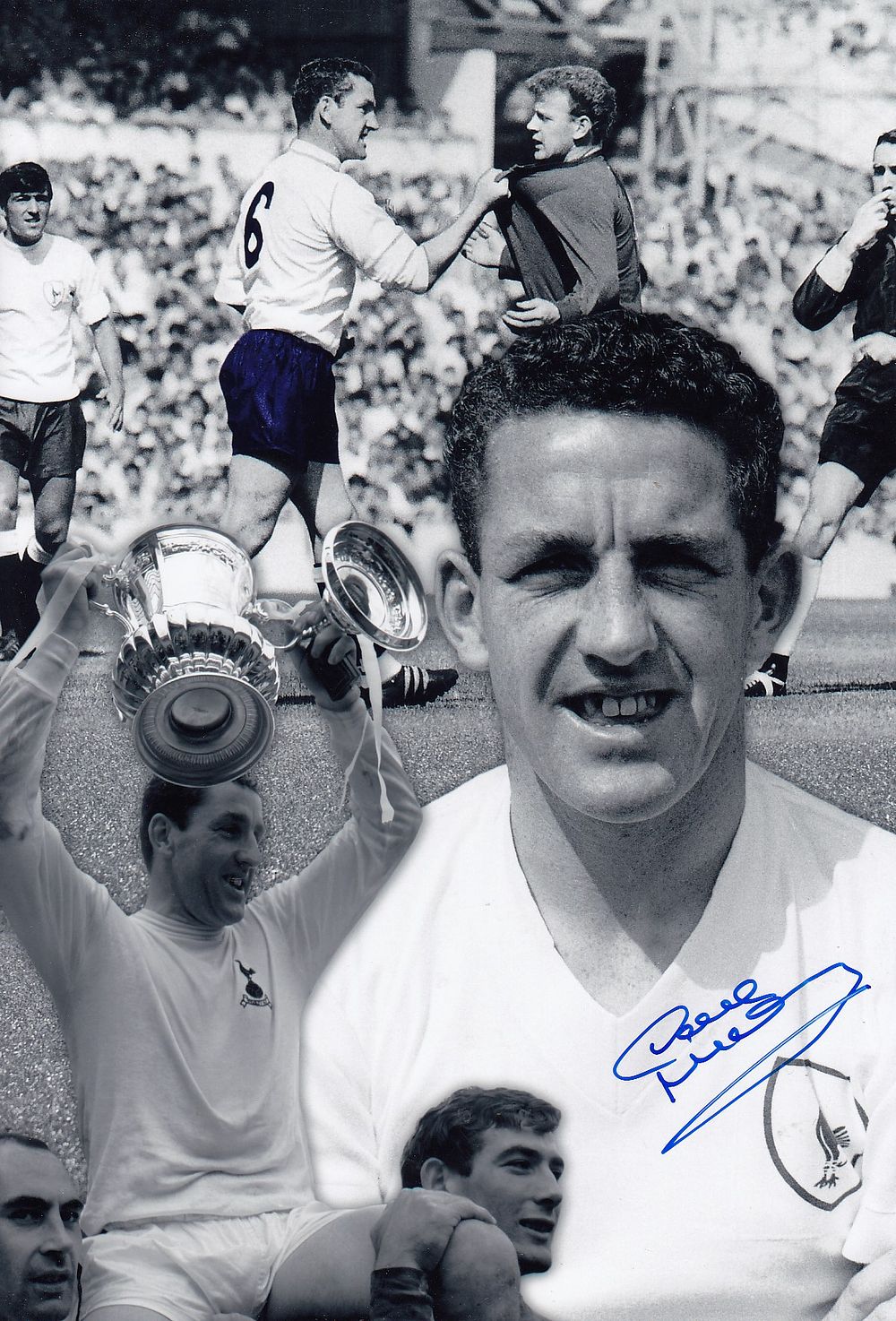 Lot 278: Autographed DAVE MACKAY 12 x 8 Photo :...
