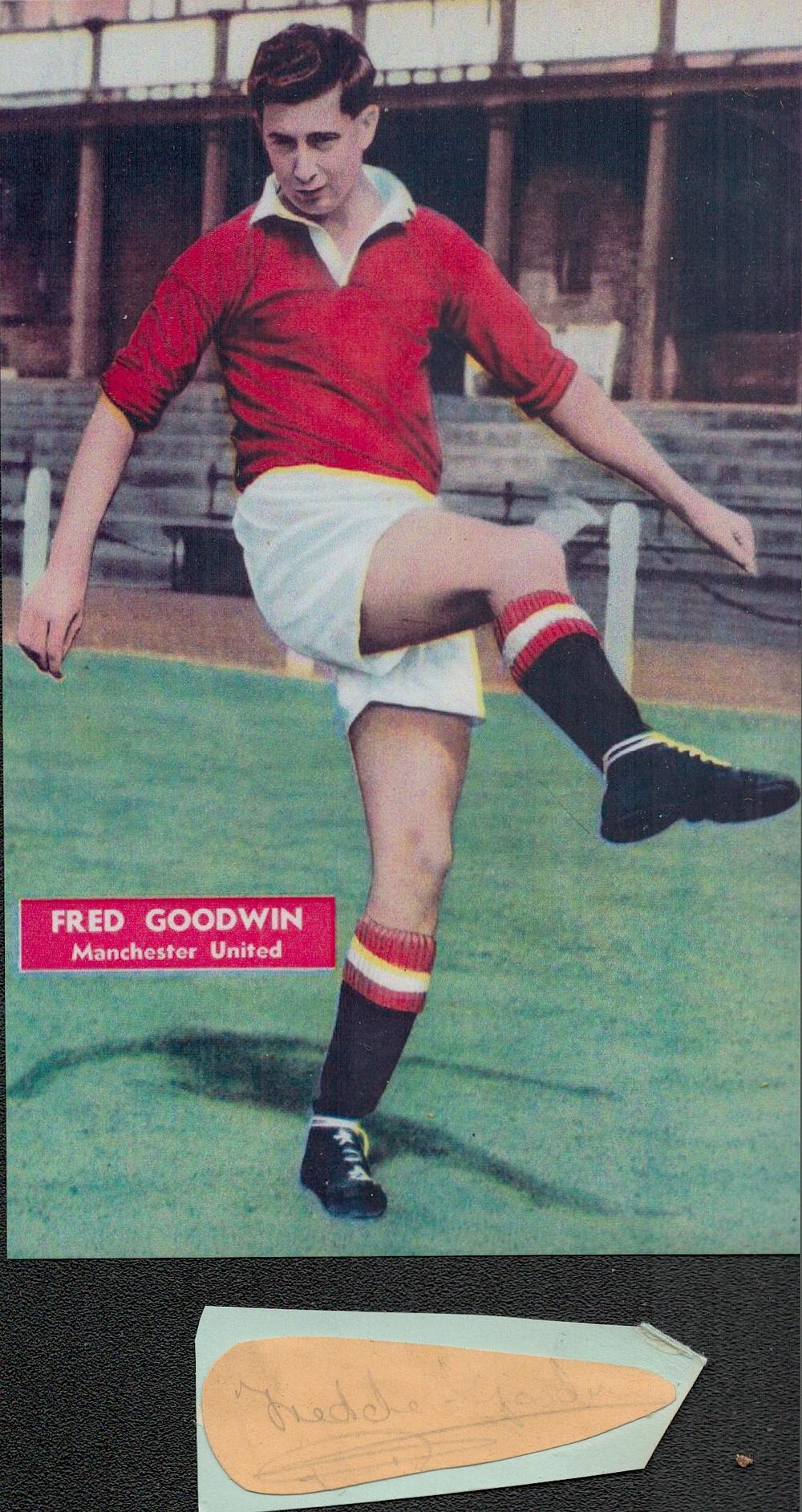 Lot 288: Fred Goodwin Manchester United FC colour photo 6x4...