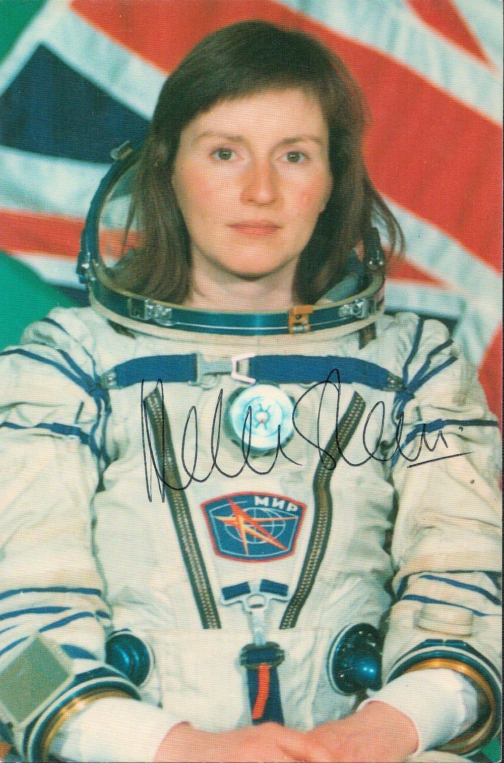 Lot 307: Helen Sharman signed colour photo card 6x4. Good...
