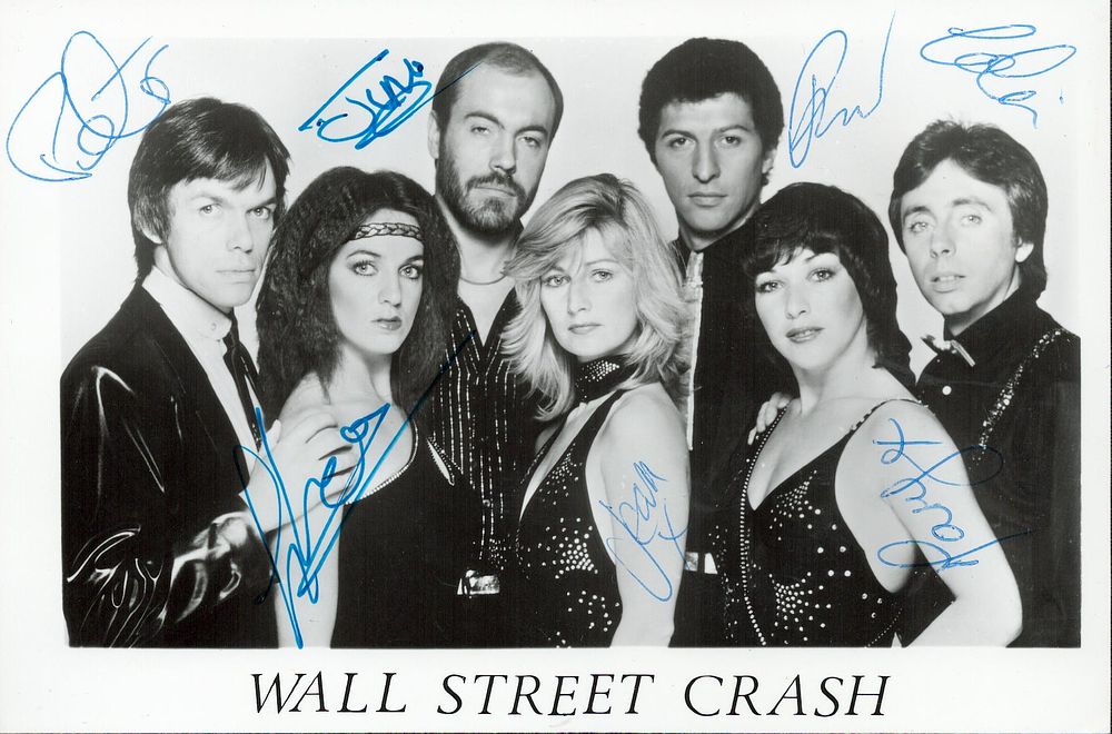 Lot 314: Wall Street Crash multiple signed black and white...