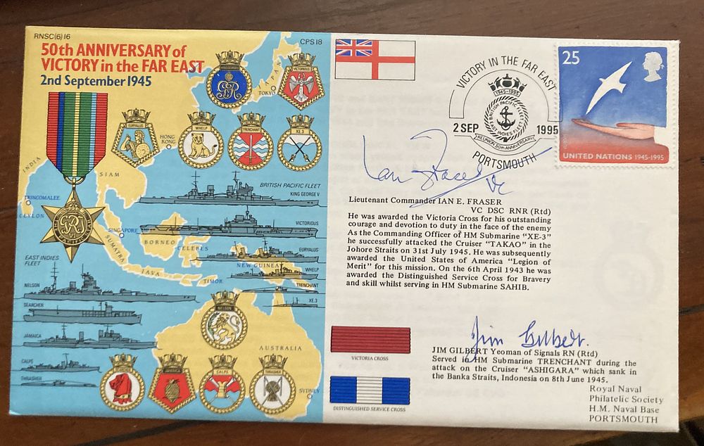 Lot 404: Lt Cdre Ian Fraser VC, Jim Gilbert HMS...