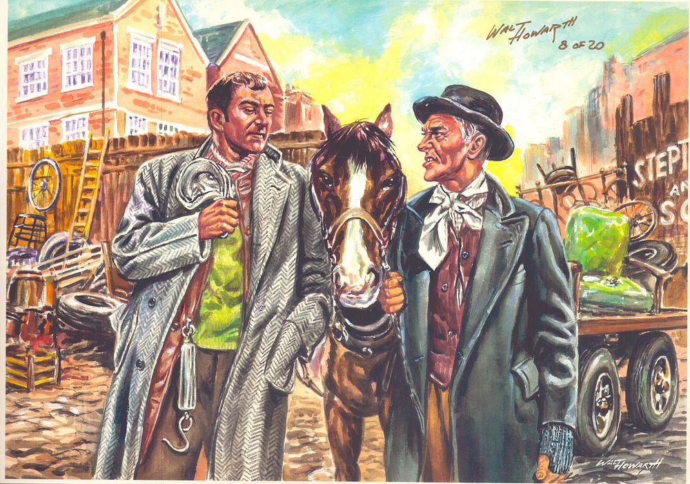 Lot 446: Walt Howarth 8 of 20 art images 12x8....