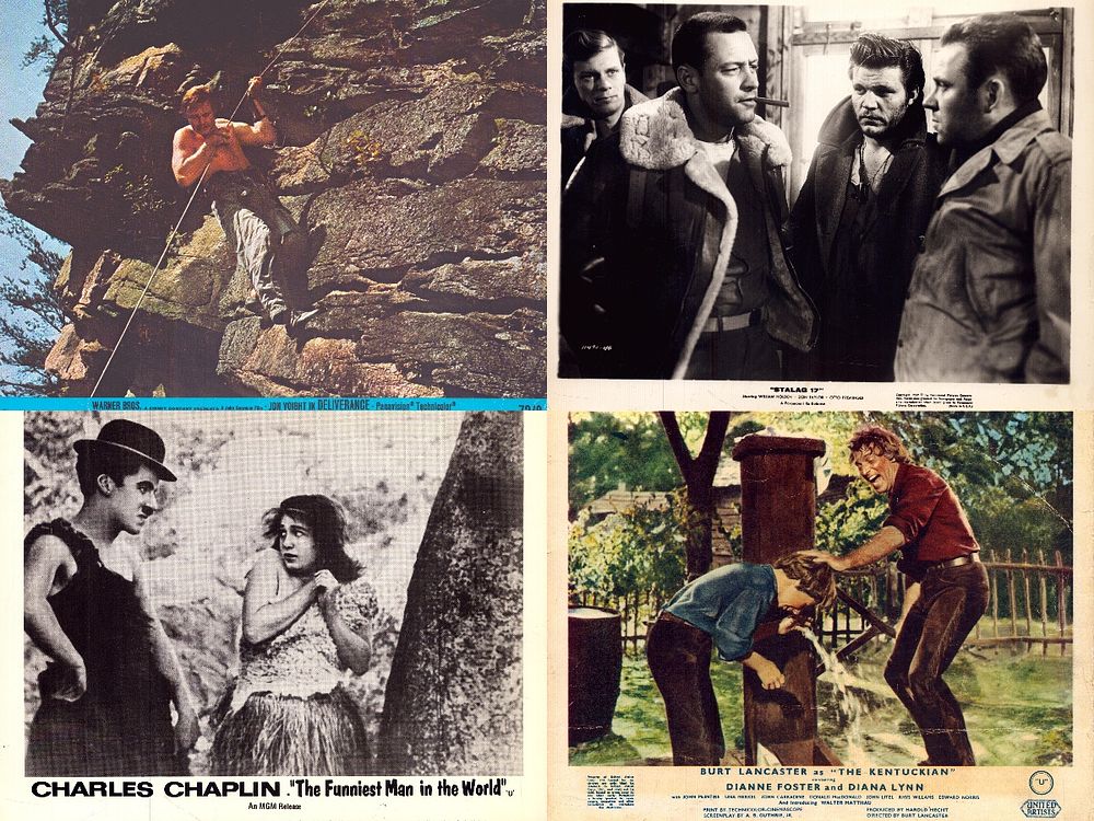Lot 450: Vintage Lobby Cards collection including, the Battle Cry...