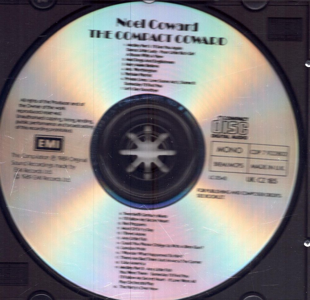 Lot 474: Noel Coward, The Compact Coward (CD, 1989) Compilation...