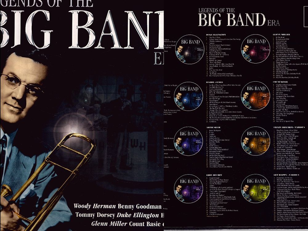 Lot 487: Legends of the Big Band, 12 CD Collector’s...