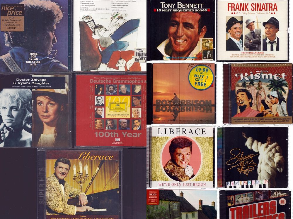 Lot 488: CD Collection of 13, including Bob Dylan, Tony...