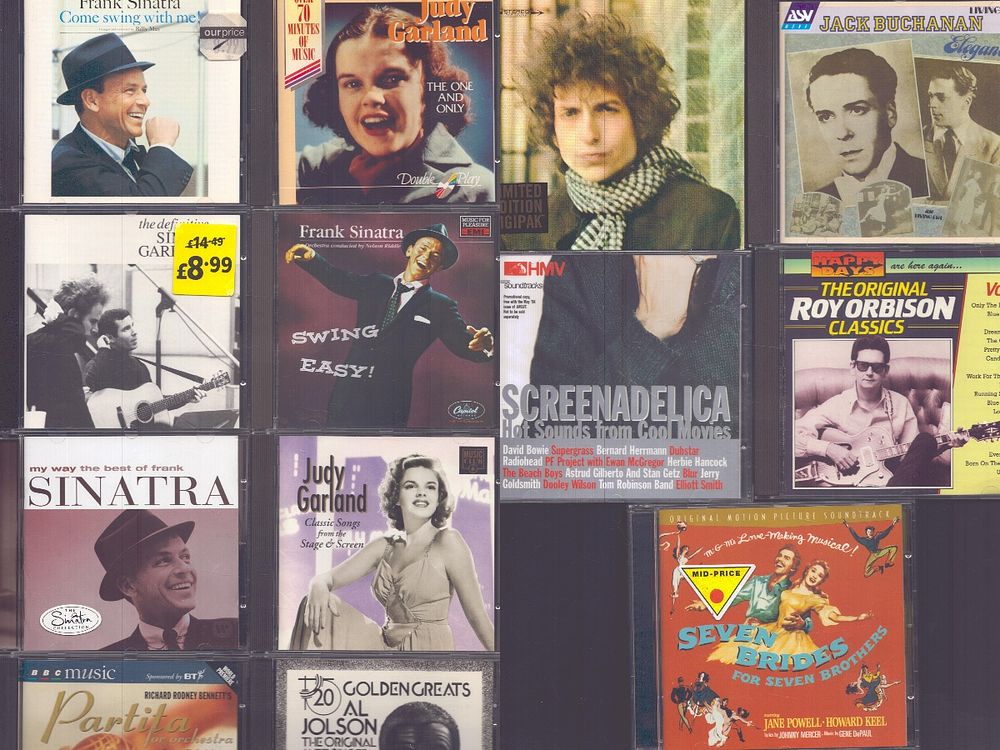 Lot 490: CD Collection of 13, including Judy Garland, Frank...