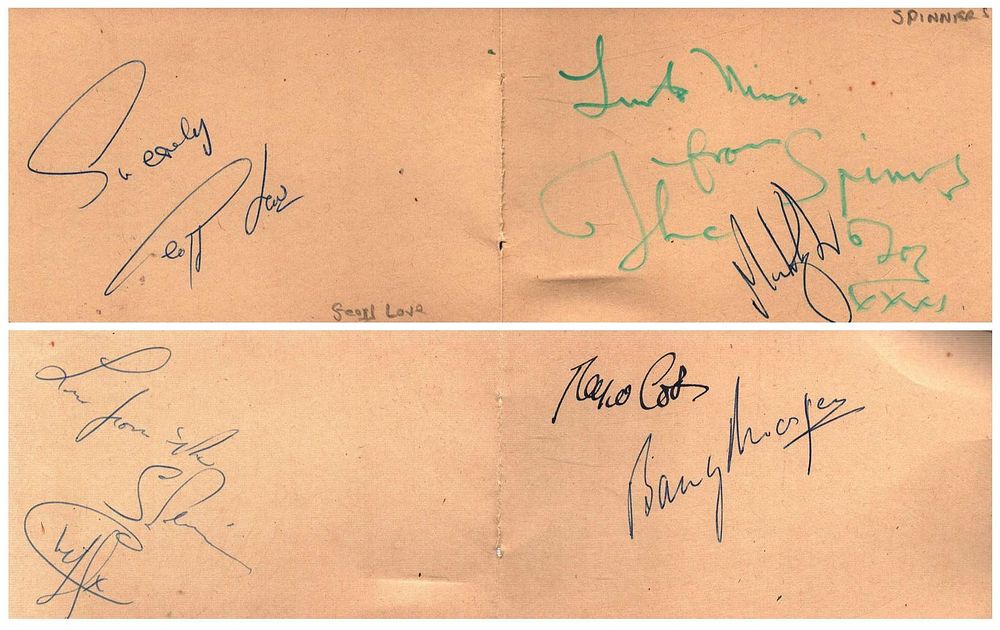 Lot 500: Geoff Love. Mick Groves & Tony Davis. Dedicated....
