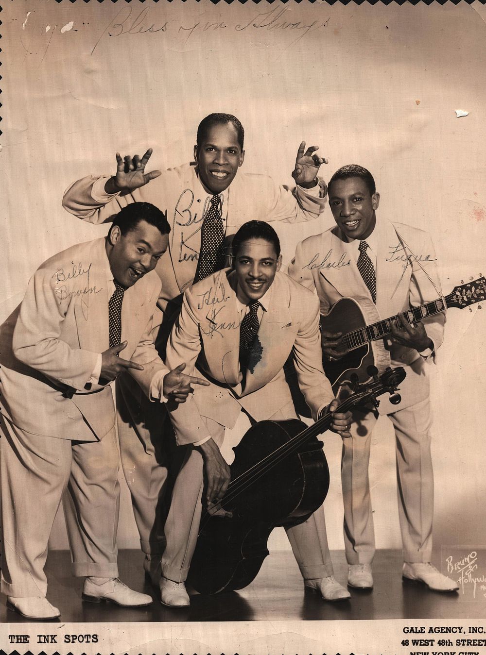 Lot 502: Billy Bowen, Charlie Fuqua, Herb Kenny & Bill...