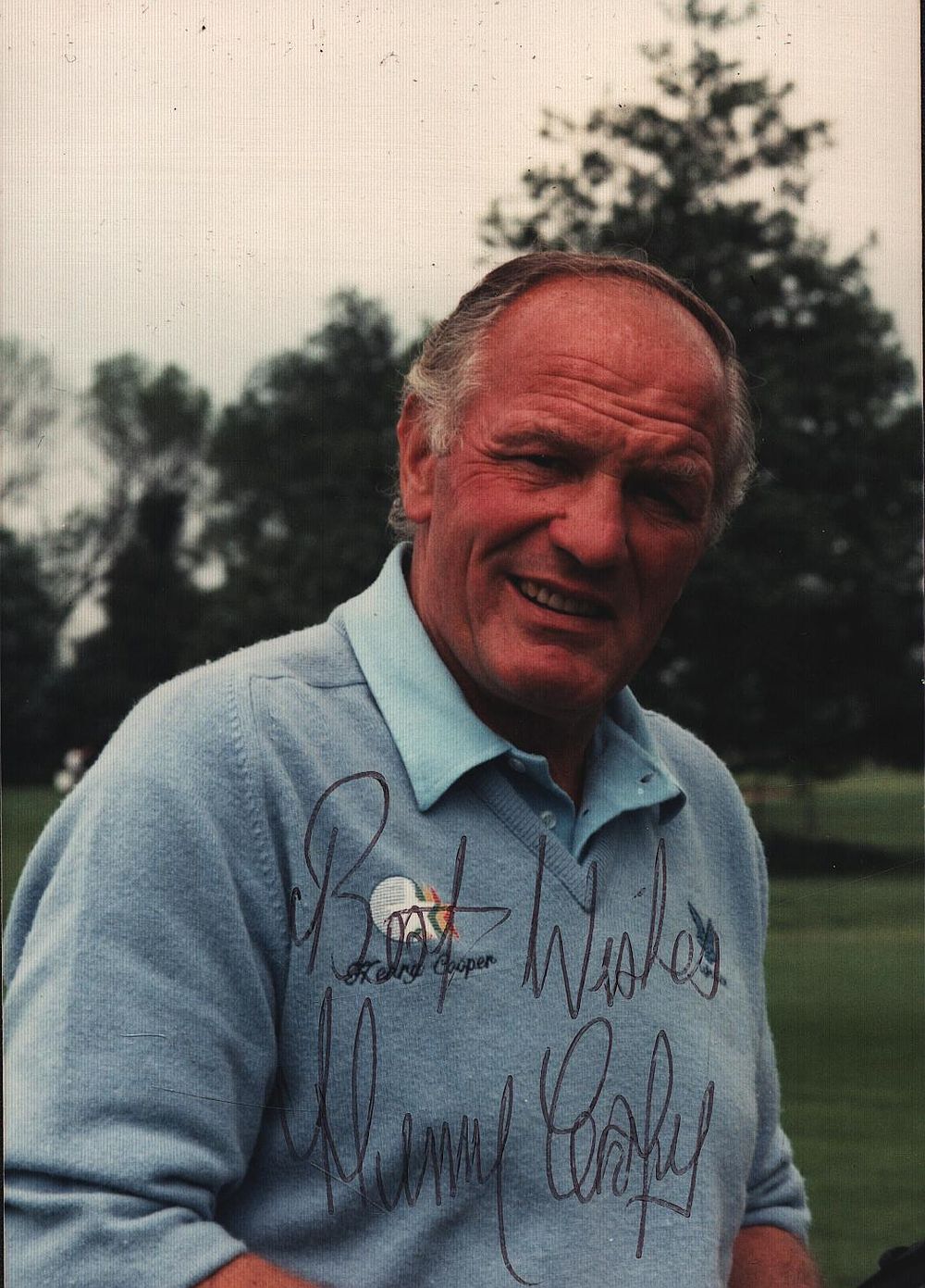 Lot 507: Sir Henry Cooper, OBE KSG 5x3.5 inch signed...