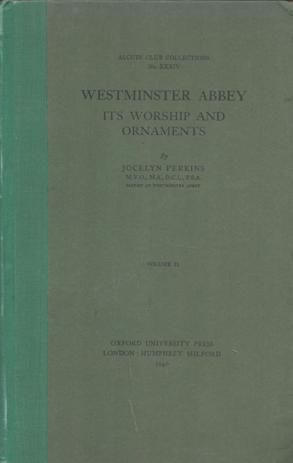 Lot 297: Westminster Abbey Its Worship and Ornaments vol 2...