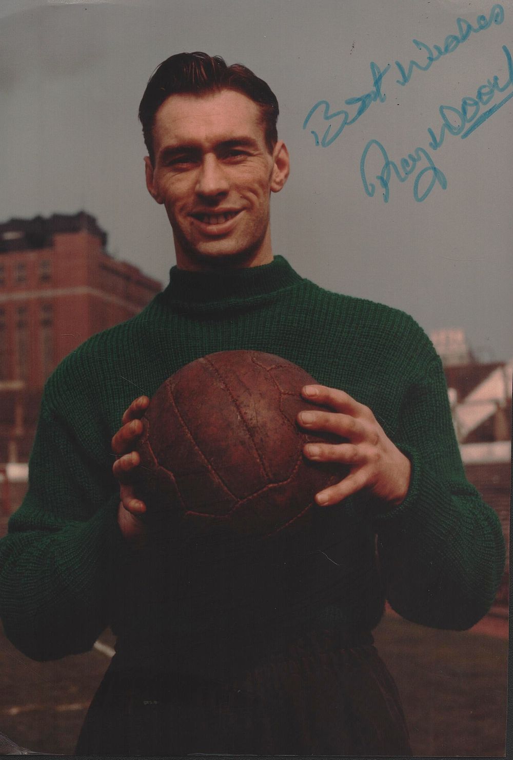 Lot 513: Ray Wood signed 9x6 inch colour photo. Was...