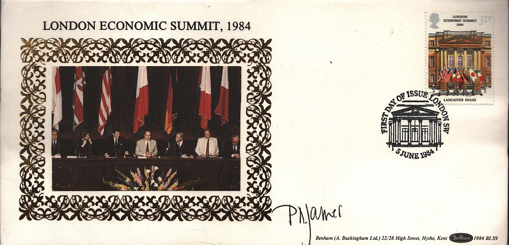 Lot 533: P. D. James signed (was an English novelist...