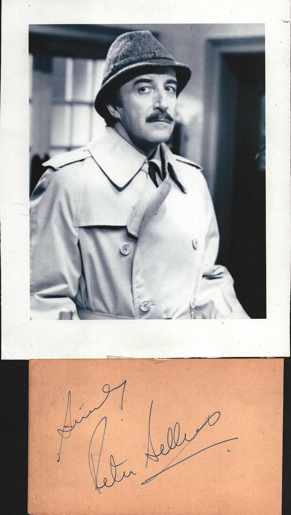 Lot 538: Peter Sellers signed 5x3 inch Album page includes...