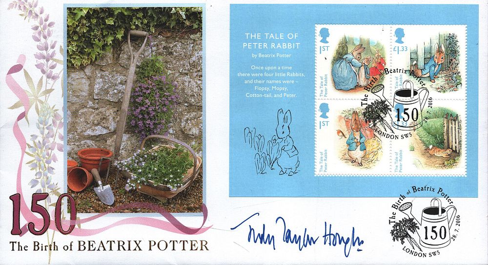 Lot 546: Judy Taylor Hough, MBE signed FDC. 150 The...