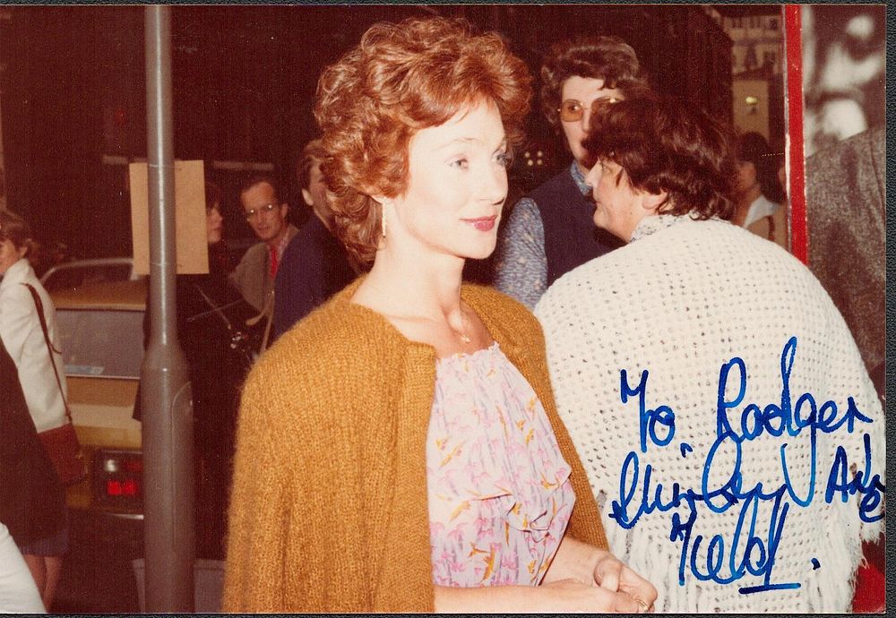 Lot 558: Shirley Ann Field signed colour photo 5x4 dedicated....
