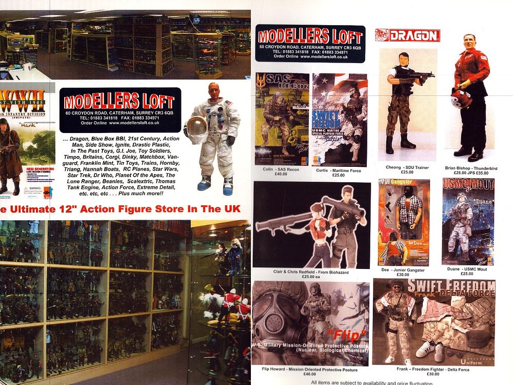 Lot 588: Modellers Loft collection folder, contains various different figures...
