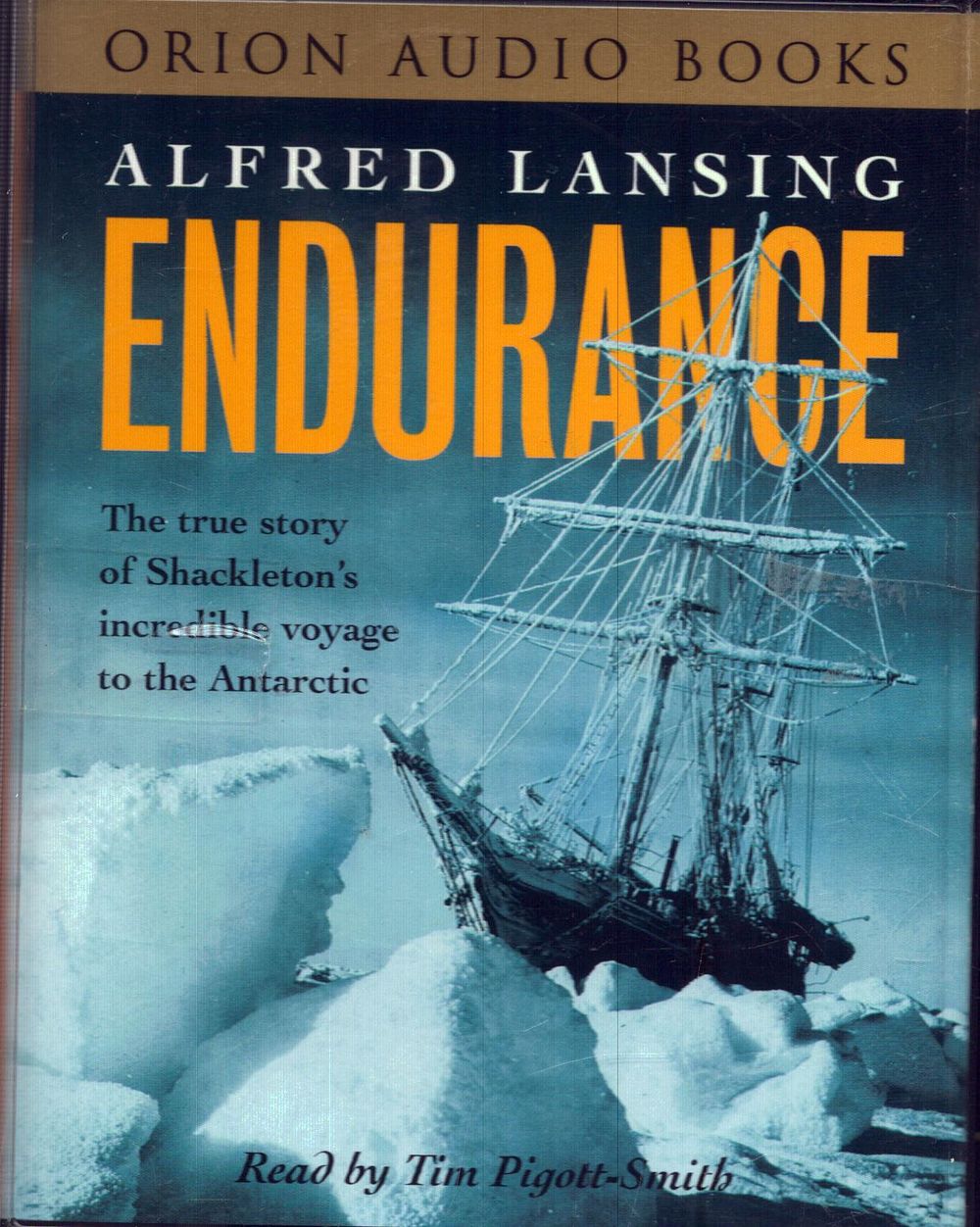 Lot 593: Alfred Lansing Endurance, Audio books, coset tapes. Good...