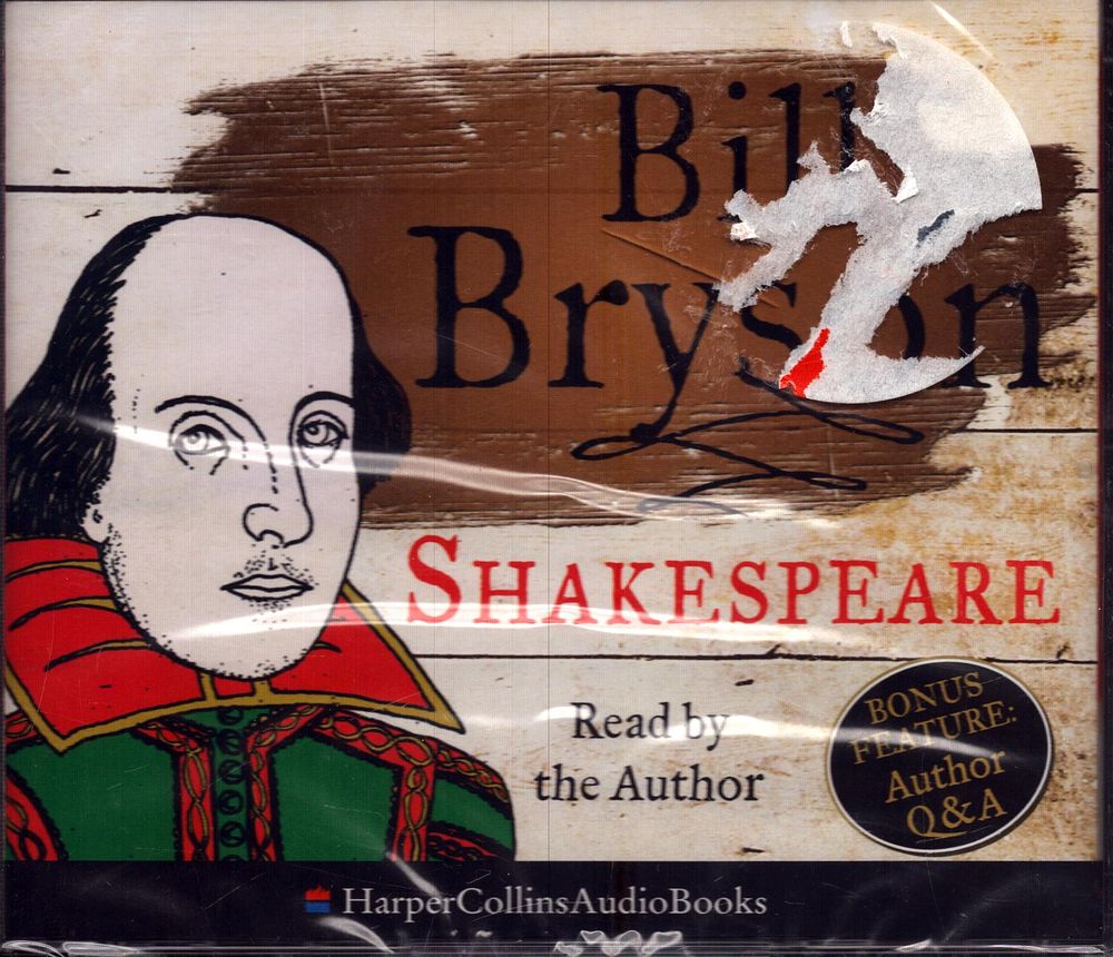 Lot 598: Billy Bryson Shakespeare, audio book, CDs. Good condition....