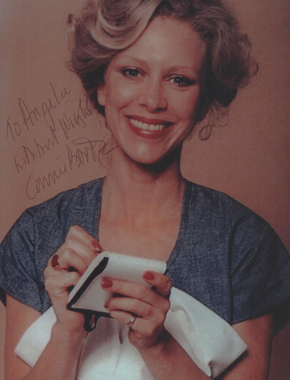 Lot 625: CONNIE BOOTH Actress signed Fawlty Towers Photo ....
