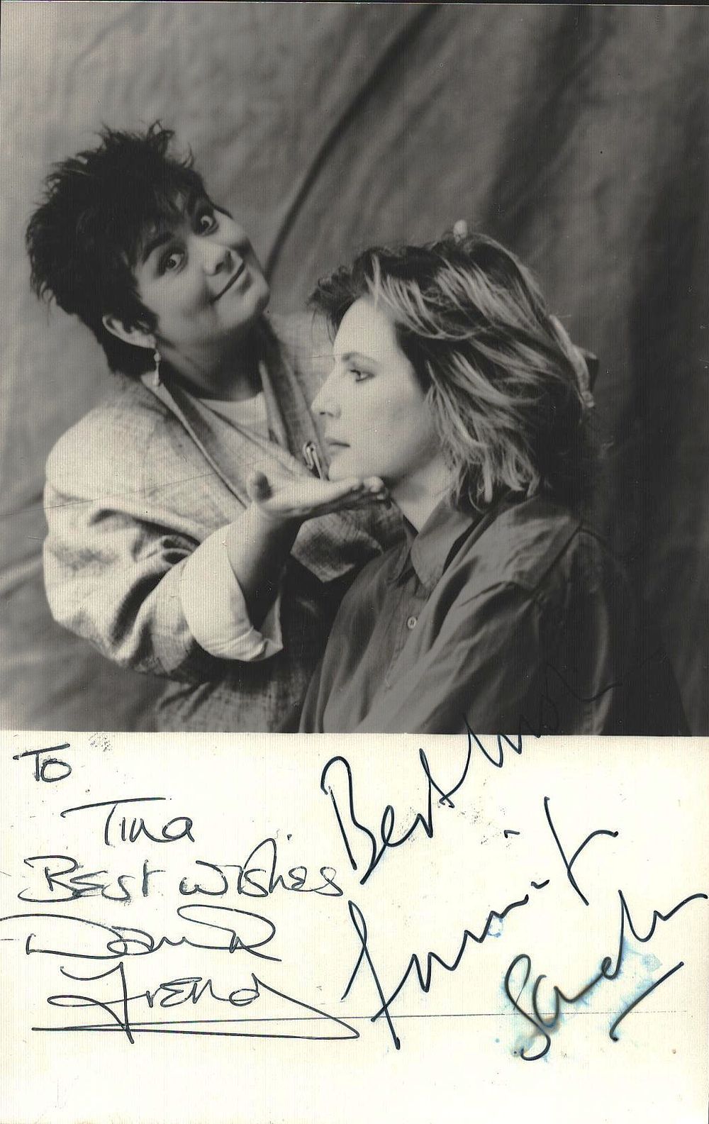 Lot 638: FRENCH & SAUNDERS Comedy Act Dawn French &...