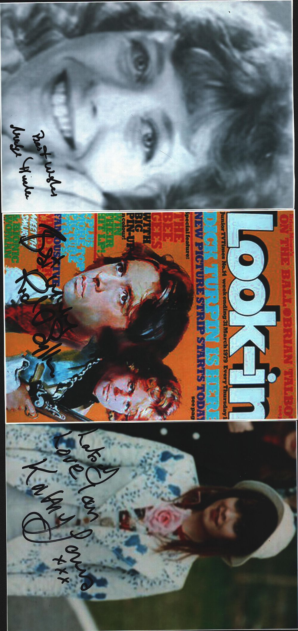 Lot 646: TELEVISION Actors/Actresses 3 signed 5x7 Photos by Richard...