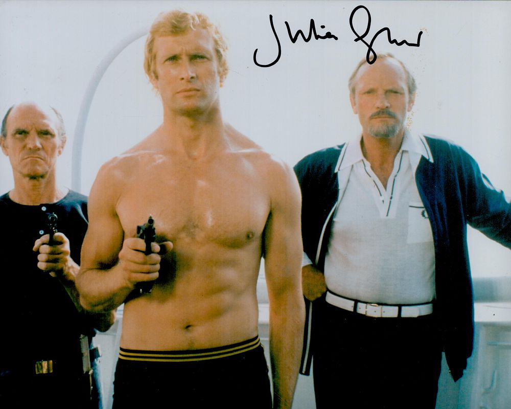 Lot 151: Julian Glover signed 10x8 Inch colour photo. Good...