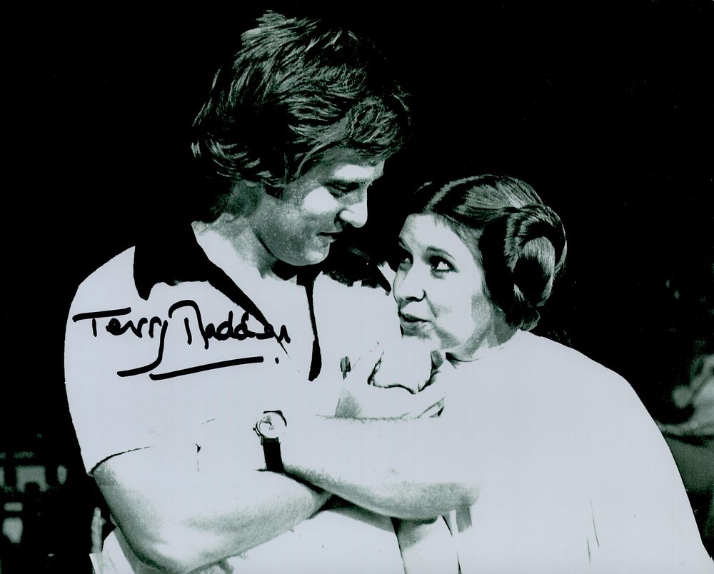 Lot 153: Terry Madden signed 10x8 Inch black and white...