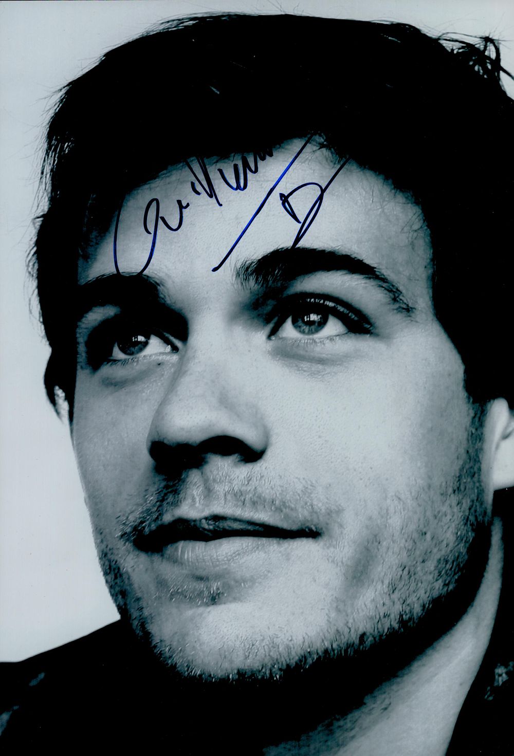 Lot 154: Guillaume Delormen signed 12x8 Inch Approx. black and...